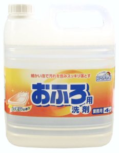 画像1: 業務用　おふろ用洗剤　４Ｌ　レモンの香り (1)