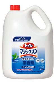 画像1: トイレマジックリン消臭洗浄スプレー　業務用　ミントの香り　4.5Ｌ　4本セット (1)