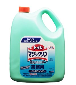 画像1: トイレマジックリン　強力クレンザー　業務用　４．５ｋｇ　4本セット (1)