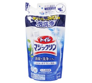 画像1: トイレマジックリン消臭泡洗浄　ミントの香り　スプレー　330ｍｌ　詰め替え　24本セット (1)