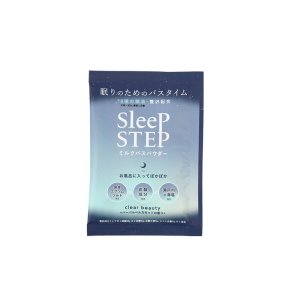 画像1: 上質睡眠のご準備に　ＳＬＥＥＰ　ＳＴＥＰ　ミルクバスパウダー　クリアビューティー 45g　10個セット (1)